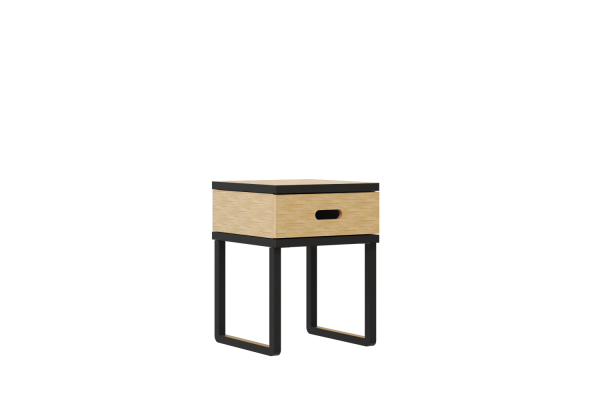 Mesa de cabeceira - preto
