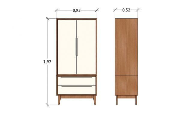 armario modular 2 - pés bo