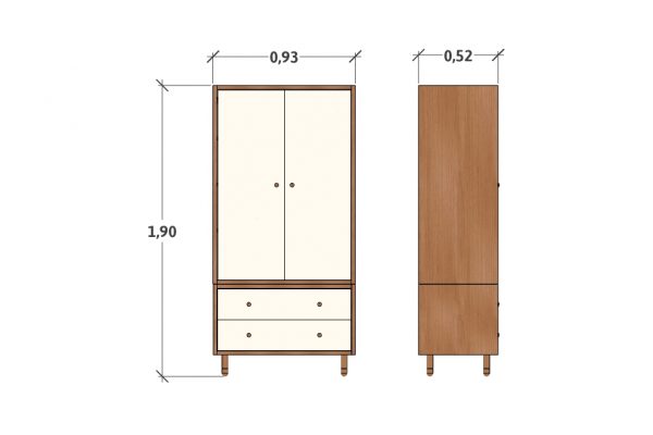 armario modular 2 - pés joy