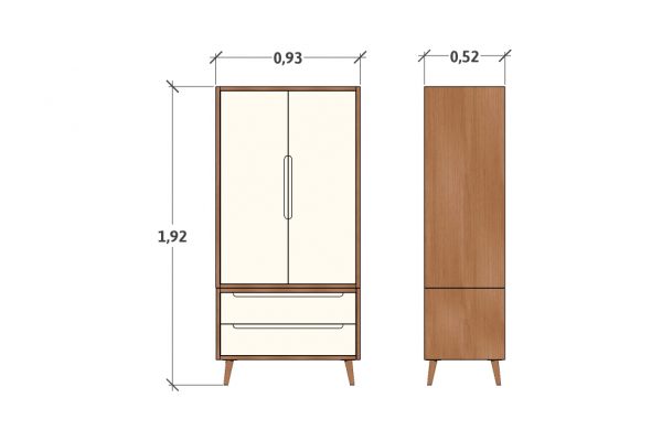 armario modular 2 - pés sonhos