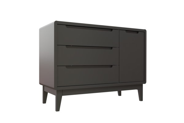 Cômoda bo c porta - preto