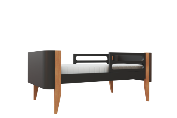 Mini cama bo - preto-jequitiba
