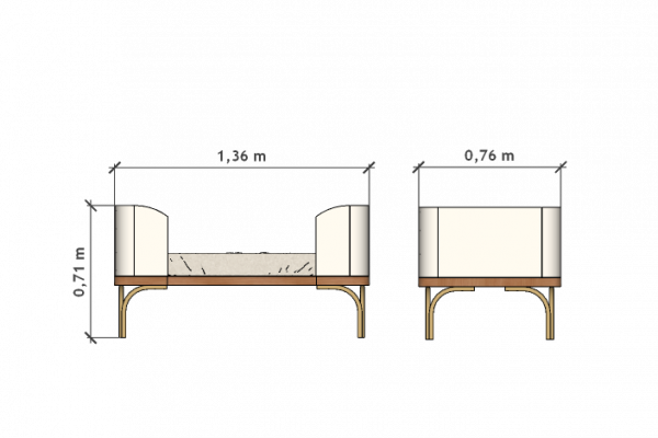 Medidas Aquarela - mini cama